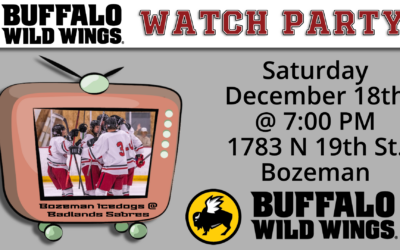 Watch Party at Buffalo Wild Wings December 18th
